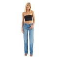thumbnail image 1 of Mid Rise Straight Leg Jeans, 1 of 5