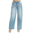 thumbnail image 1 of Mid Rise Wide Barrel Transferable Leg Snap Jeans, 1 of 5