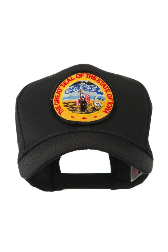Mid State Seal Embroidered Patch Cap - Iowa OSFM