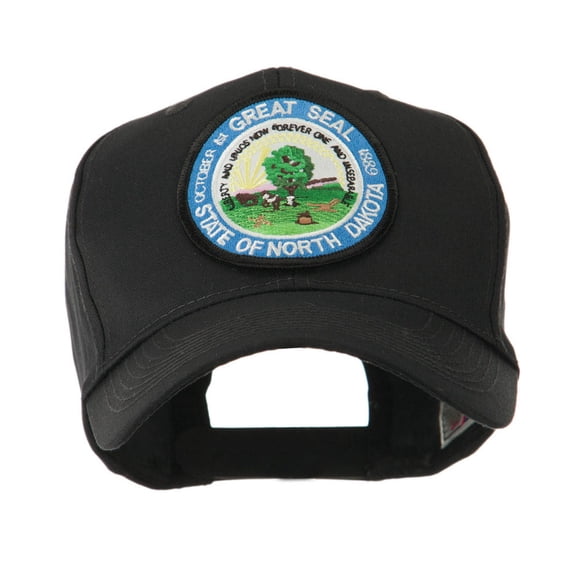 Mid State Seal Embroidered Patch Cap - North Dakota OSFM