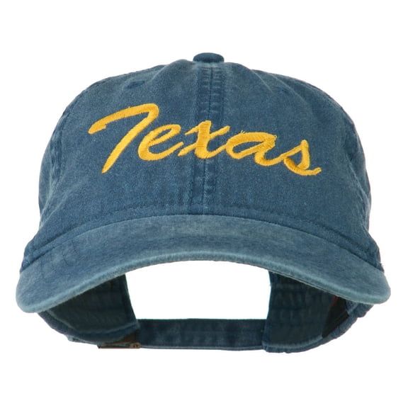 Mid State Texas Embroidered Washed Cap - Navy OSFM