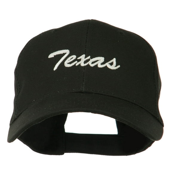 Mid States Texas Embroidered Mid Profile Cap - Black OSFM