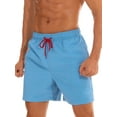 thumbnail image 1 of Mid-Ten Mens Boys Swim Shirt Swim Shorts Rash Guard Quick Drying Long Sleeve Tee UPF 50+ UV Protection Swimsuit Swimwear Swim Board Shorts Trunks Pants Boardshorts Beachwear Casual Bathing Suit, 1 of 2