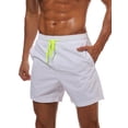 thumbnail image 1 of Mid-Ten Mens Boys Swimsuit Swimwear Long Sleeve Swim Tops Swim Shorts Shirt Board Swim Trunks Pants Board Shorts Boardshorts Beachwear Quick-Dry Sun Protection Casual Surfing Bathing Suit, 1 of 3