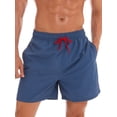 thumbnail image 1 of Mid-Ten Mens Swim Shirt Board Shorts Swimsuit Quick-Dry Sun Protection Rash Guard Short Sleeve Swim Tops Swim Trunks Pants Board Shorts Boardshorts Boys Swimwear Beachwear Casual Surfing Bathing Suit, 1 of 2