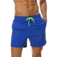 thumbnail image 1 of Mid-Ten Mens Swim Shirt Board Shorts Swimsuit Quick-Dry Sun Protection Rash Guard Short Sleeve Swim Tops Swim Trunks Pants Board Shorts Boardshorts Boys Swimwear Beachwear Casual Surfing Bathing Suit, 1 of 3