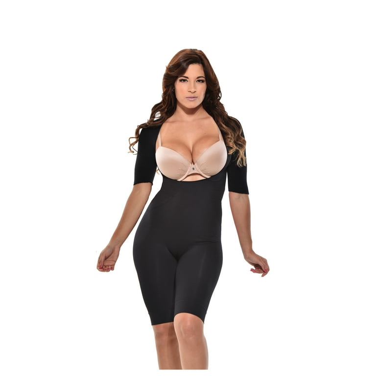 Mid-Thigh Arm control Bodysuit. Body Shaper,Arm Shapewear