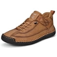 thumbnail image 1 of Mid-Top Hand-Stitched Casual Sneakers, 1 of 5