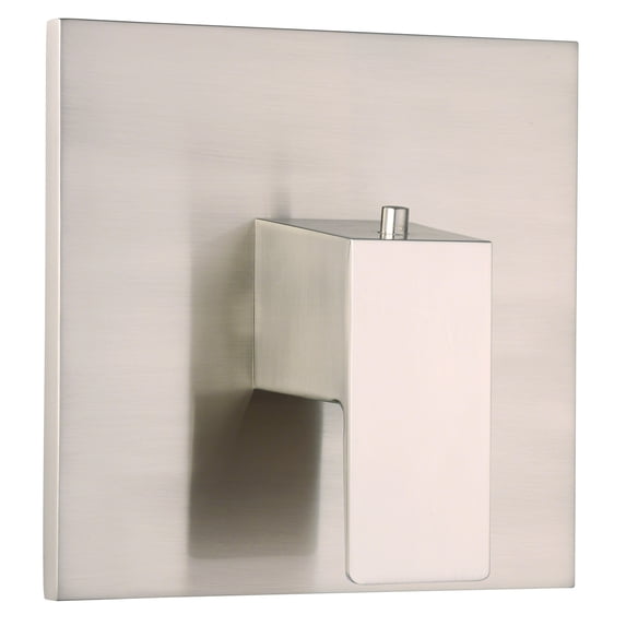 Mid-Town 1-Handle 3/4 in Thermostatic Valve Trim Kit Brushed Nickel