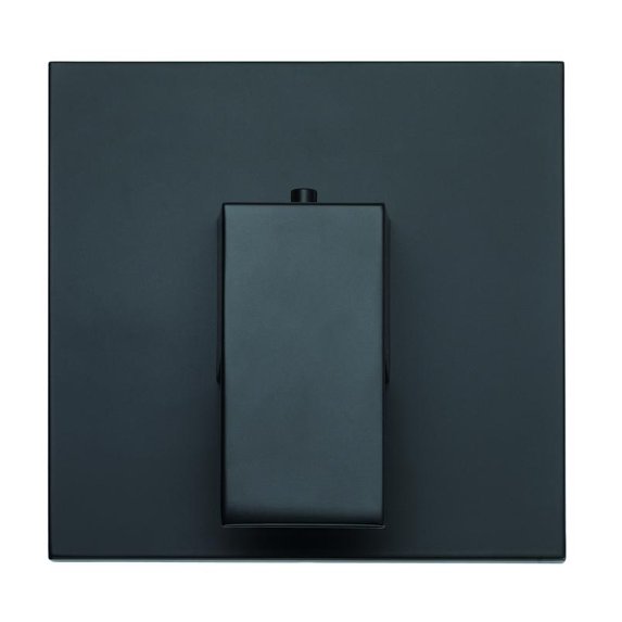 Mid-Town 1-Handle 3/4 in Thermostatic Valve Trim Kit Satin Black