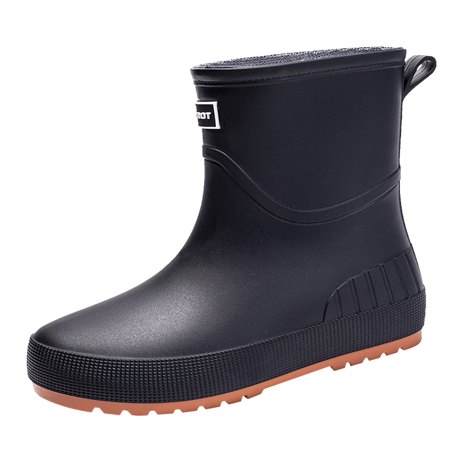 Mid Tube Rain Clear Wellies Shoes for Women s Border Mens Snow Shoes Rain Boots Slip Wear Womens Rain Shoes 8 Car Washing Fishing Going Womens Rain Boots Mid Calf Out on Rainy