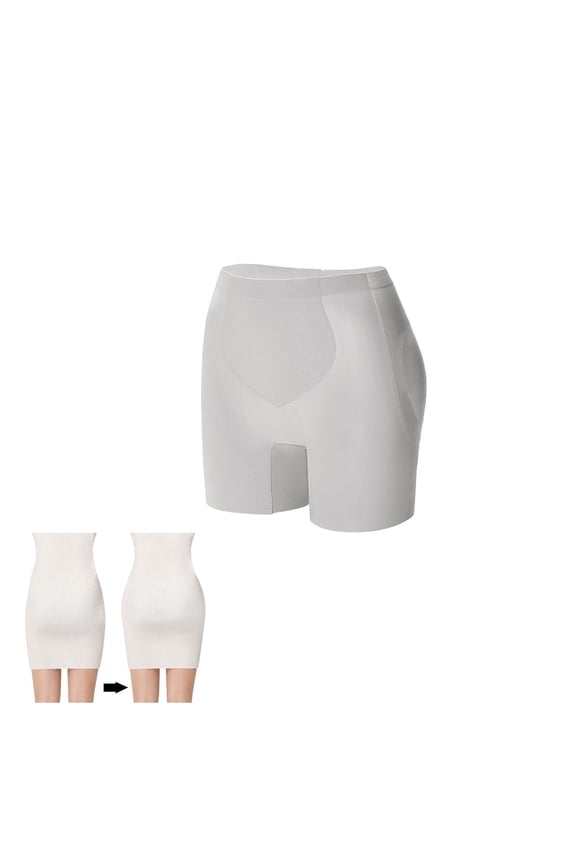 Mid Waist Tummy Butt Lifting Shorts for Women, Hip Enhancer Shapewear, Butt Lifter Pad Panties