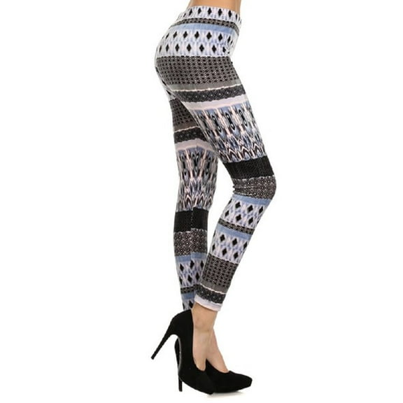 Mid-Waist Yoga Leggings Tummy Control Workout Running Slim Stretchy Activewear Pants - Diamonds