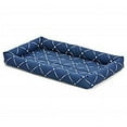 thumbnail image 1 of Mid-West Metal Products 277430 22 in. Quiet Time Couture Ashton Bolster Pet Bed - Blue, 1 of 2