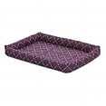 thumbnail image 1 of Mid-West Metal Products 277441 42 in. Quiet Time Couture Ashton Bolster Pet Bed - Plum, 1 of 2