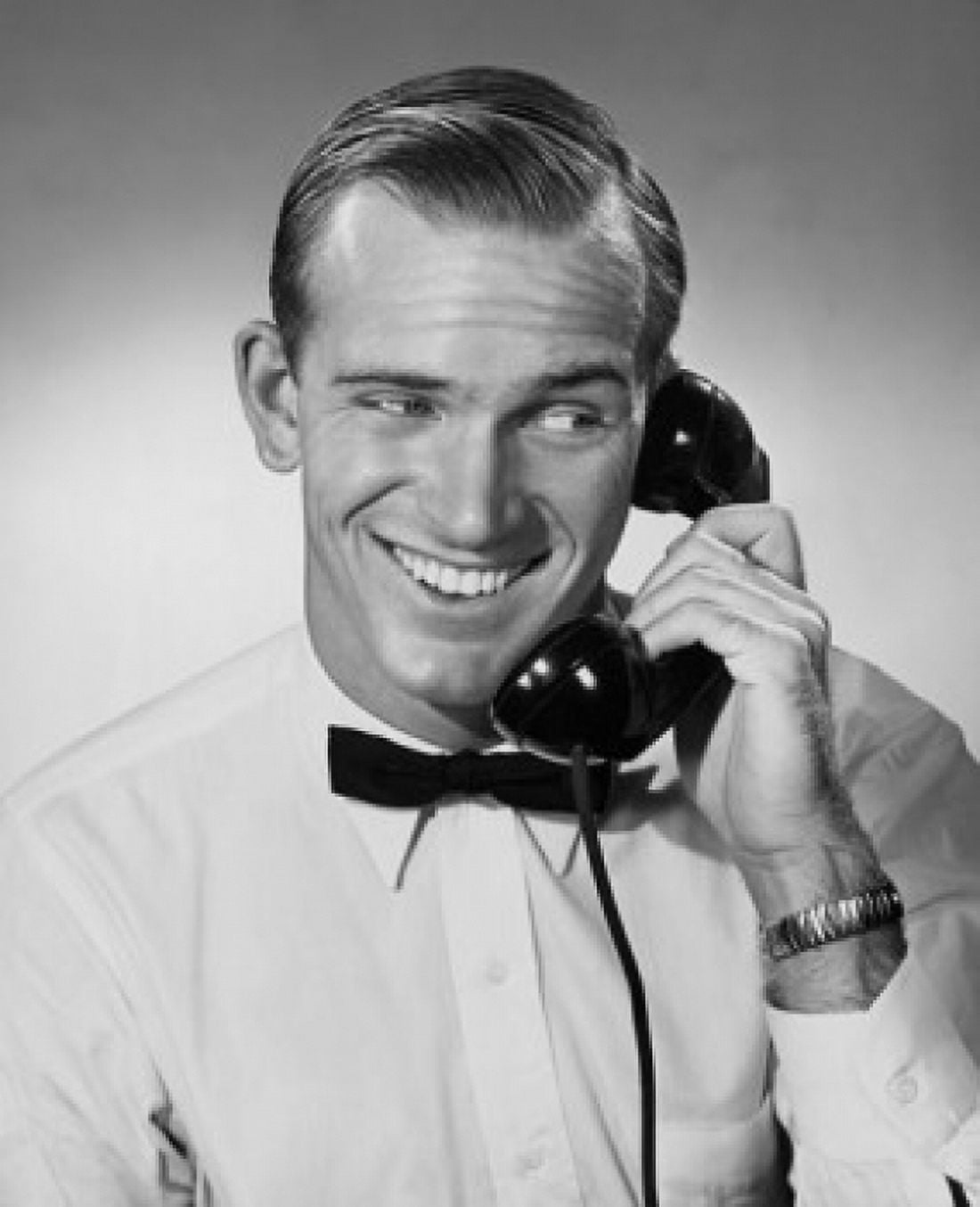 Mid adult businessman talking on telephone Canvas Art - (18 x 24)