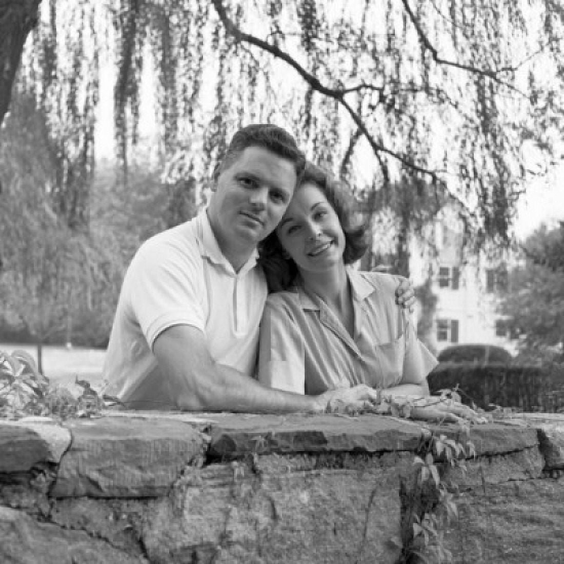 Mid adult couple embracing and smiling Canvas Art - (24 x 36)