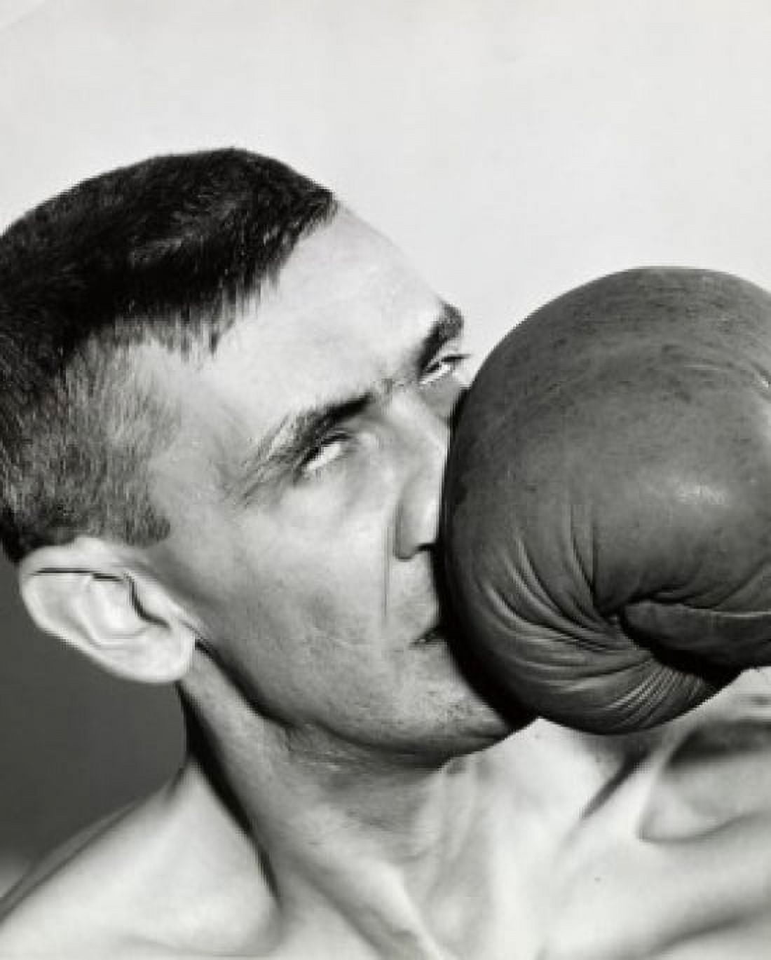 Mid adult man being punched in the face Canvas Art - (18 x 24)