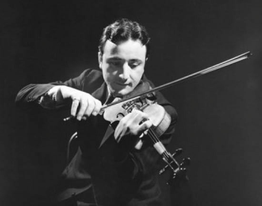 Mid adult man playing a violin Canvas Art -  (18 x 24)