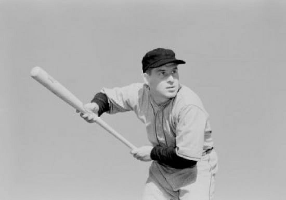 Mid adult man playing baseball Canvas Art - (24 x 36)