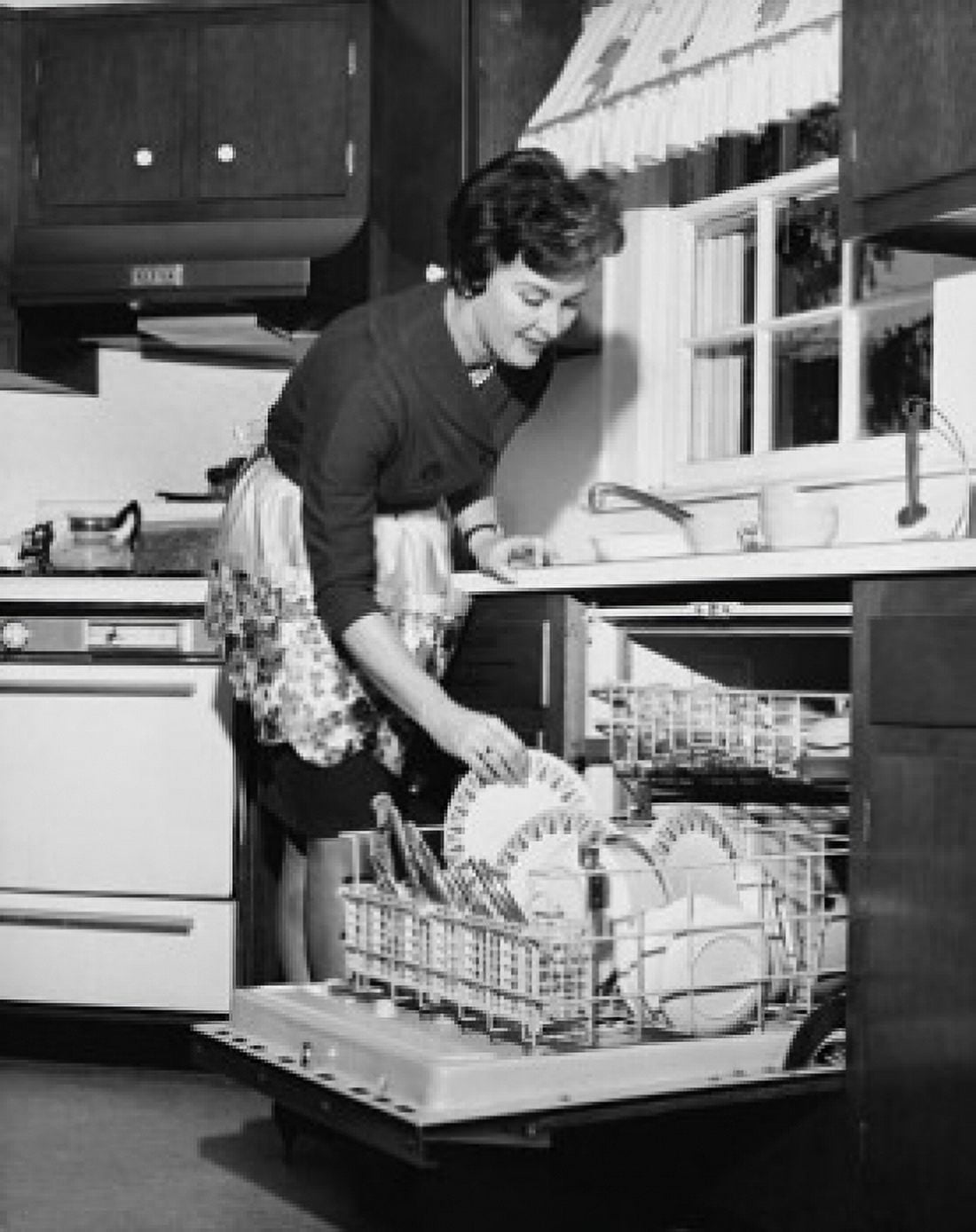 Mid adult woman working in a kitchen Canvas Art - (24 x 36)