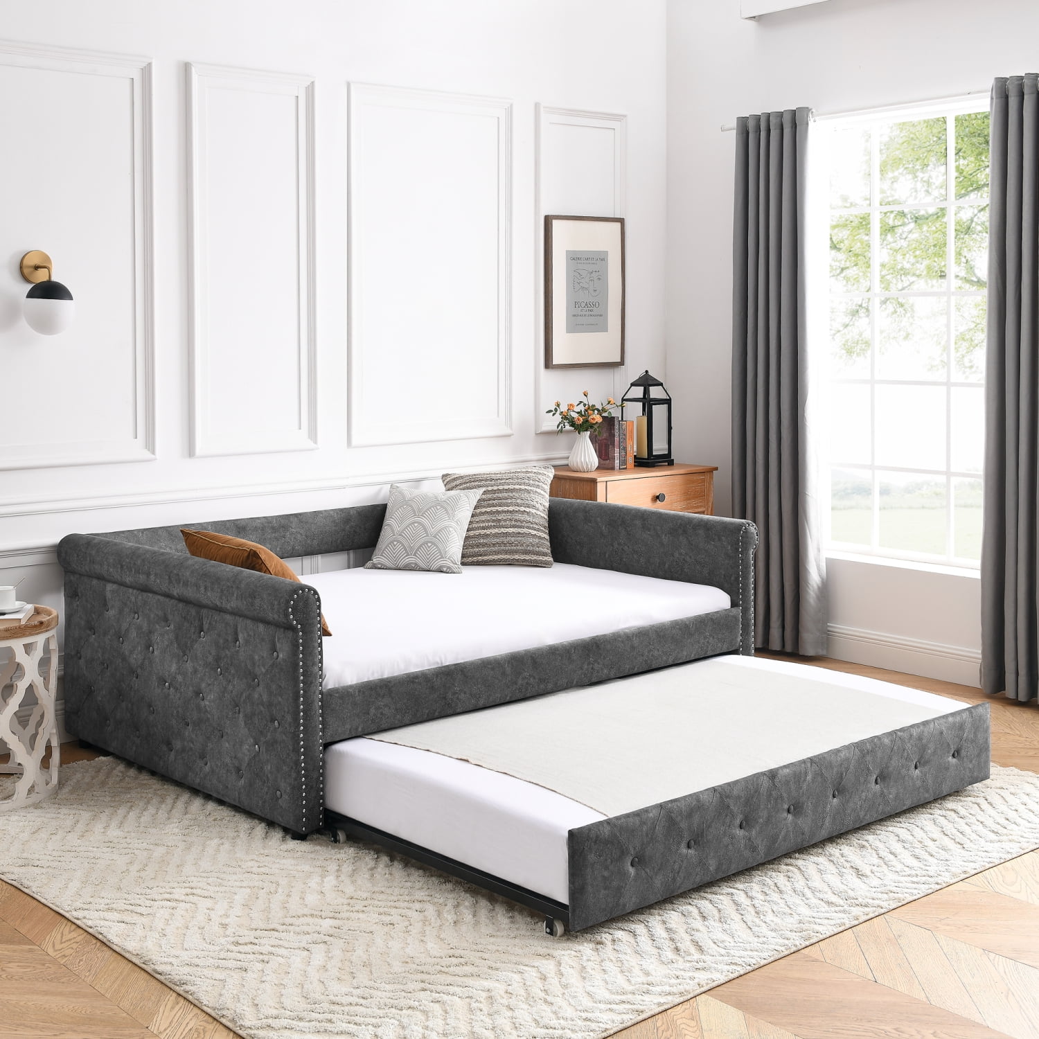 Daybed with trundle living spaces deals