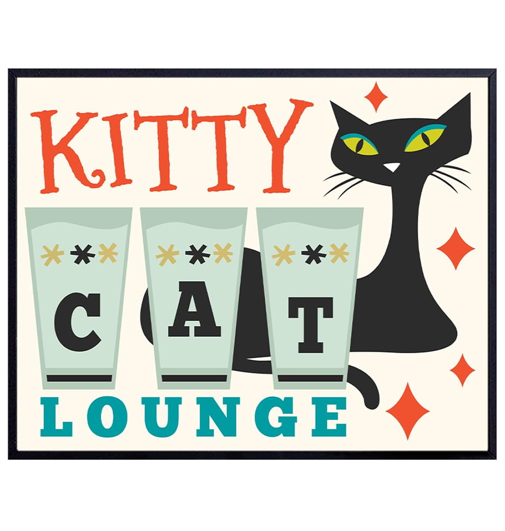 Midcentury modern Wall Decor AIF4 Midcentury modern Wall Cat
