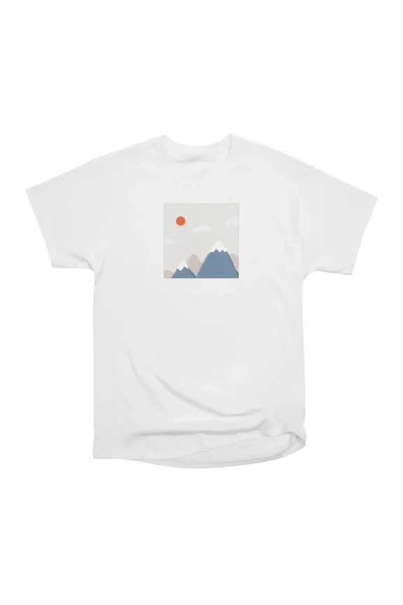 Mid century mountains T-Shirt Tee Gift For Him Merch For Her Apparel For Friend 3