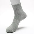 thumbnail image 1 of Mid length sports socks for Men & Women , Size 11-13 Hiking and Sports , 6 Pairs Short socks Thick Cushion , Multi-Size Options for Running Gray mid-calf, 1 of 7