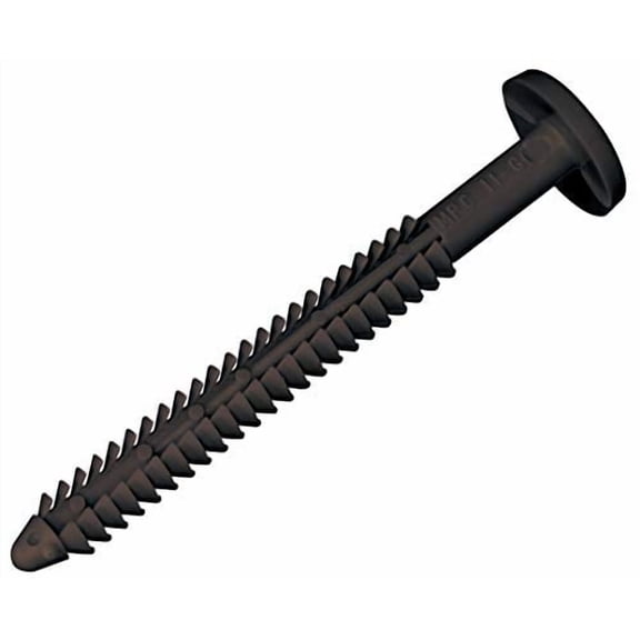 MidAmerica Musket Brown 3" Shutter Lok Peg Fasteners 60 Pack Spikes Longer and Stronger