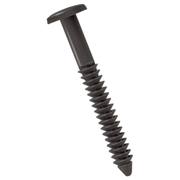 MidAmerica Tuxedo Gray Grey 3" Shutter Lok Peg Fasteners 60 Pack Spikes Longer and Stronger