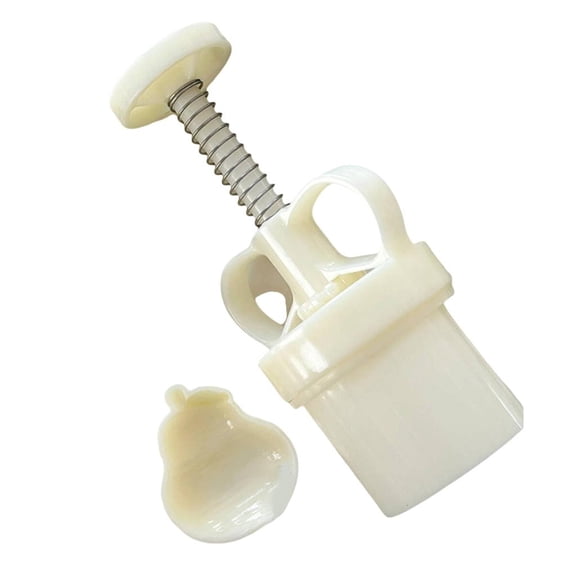 MidAutumn Festival Moon Cake Maker Bakings Tool Pear Shape Moon Cake Molds Hand Press Mold Plungers Pastry Tools
