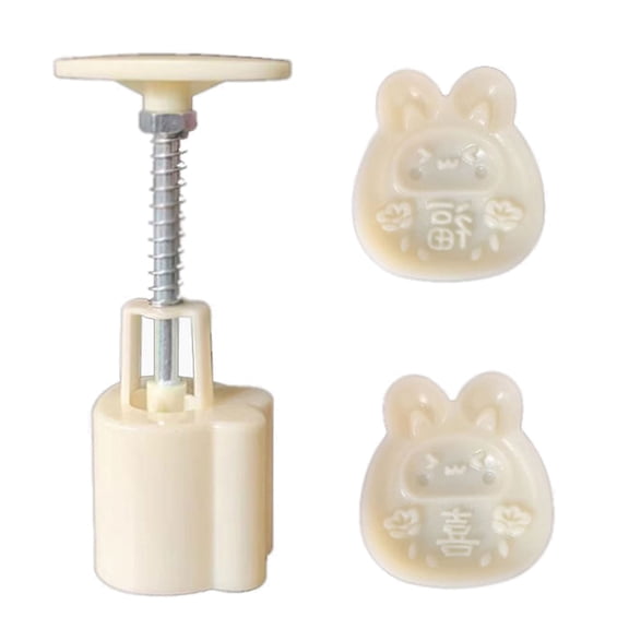 MidAutumn Press Mold Hand-Pressed Mold with Stamps Flower Press Mold