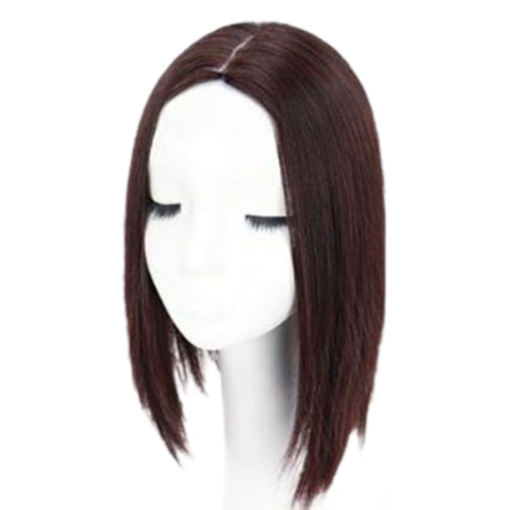 MidLength Straight Hair Toppers Hairpiece With Invisible Hair Pin for Women Wear