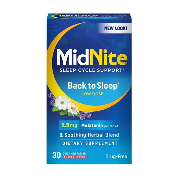 MidNite Drug-Free Sleep Aid, Chewable Tablets (Pack of 10)