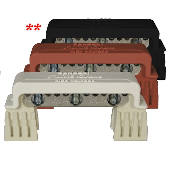 MidNite Solar MNTBB2-9 Blk Busbar, Black