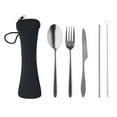 thumbnail image 1 of MidOcean 5 Service Reusable Stainless Steel Cutlery Set Set, 1 of 4