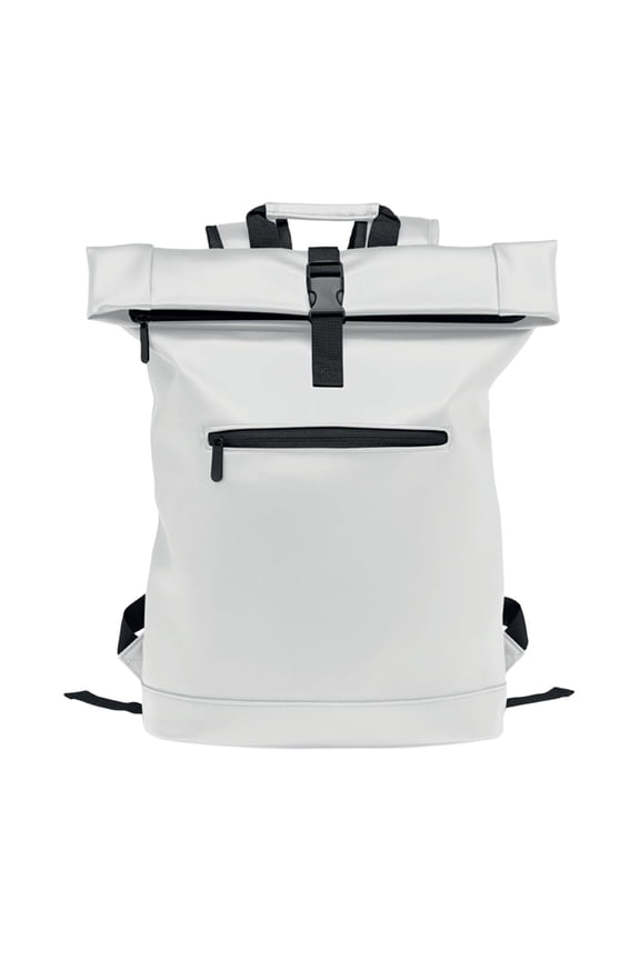 Bai Roll Roll Top PU Laptop Backpack