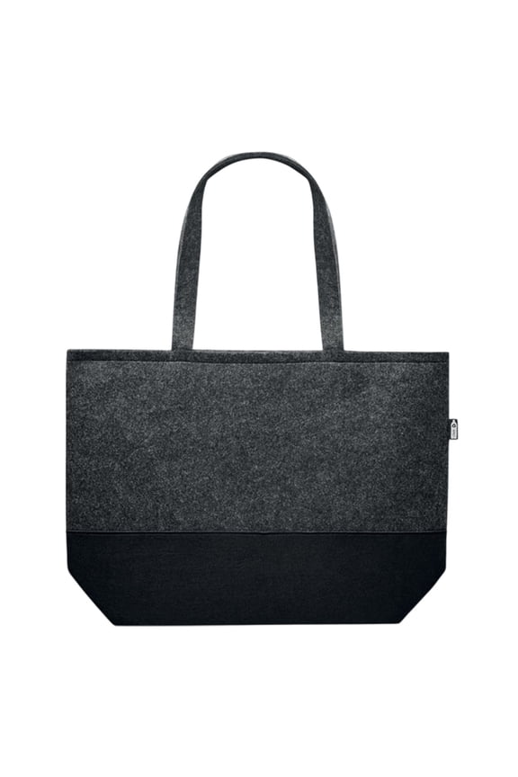 Duo Indico RPET Felt Shopper Bag