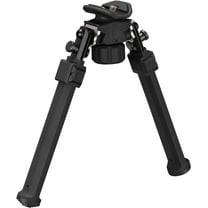 MidTen Ri/fle Bipod with Sling Swivel Stud, Anti-slip Bipod Legs for Hunting and Shooting, Lightweight Aluminum, Adjustable 7.5-10.5 Inch, Black