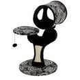 thumbnail image 1 of MidWest 31" Homes for Pets Cat Tree | Salvador Cat Tree, Black/White, 1 of 5