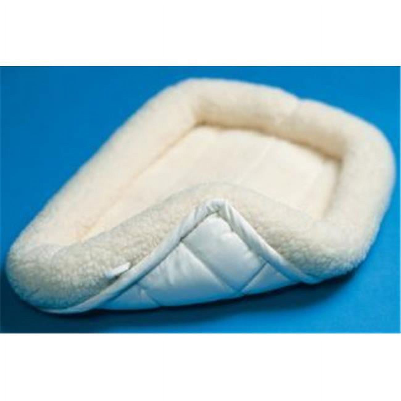 MidWest Deluxe QuietTime Bolster Pet Bed & Crate Mat, Fleece, 22