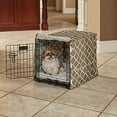thumbnail image 1 of MidWest Dog Crate Cover, Privacy Dog Crate Cover Fits MidWest Dog Crates, Brown Geometric,  24in, 1 of 7