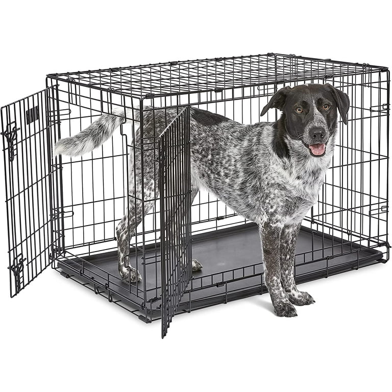 MidWest Homes For Pets Double Door iCrate Metal Dog Crate 36