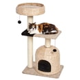 thumbnail image 1 of MidWest Homes for Pets Feline Nuvo Nest Cat Tree, 3-Tier, Woven Rattan & Sisal, 1 of 2