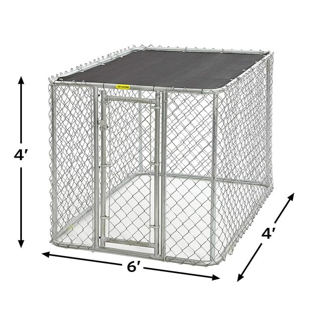 MidWest Homes For Pets K9 Steel Chain Link Portable Yard Kennel