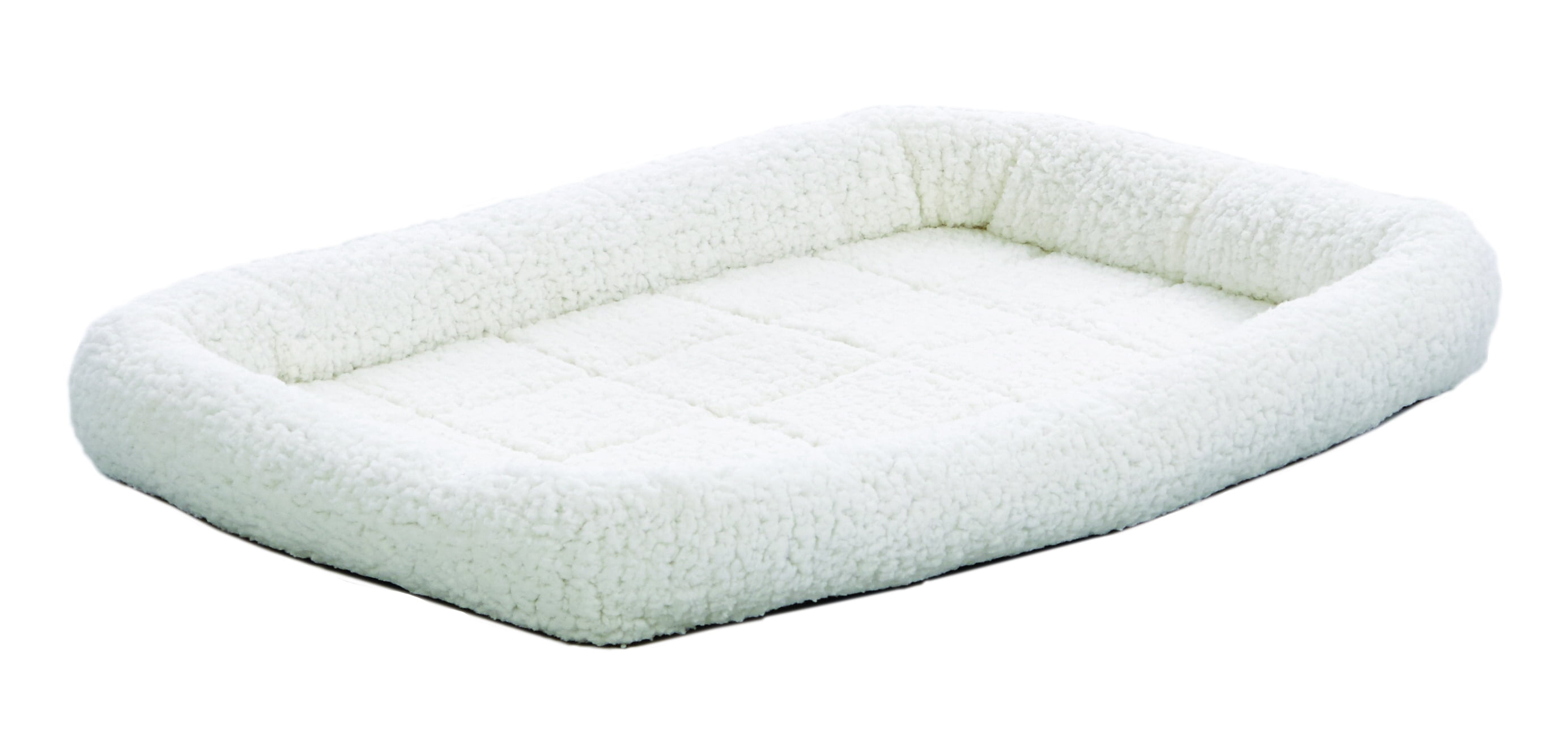 Gallery Detail: Midwest Homes For Pets Quiettime Fleece Plastic Carrier Bolster Bed