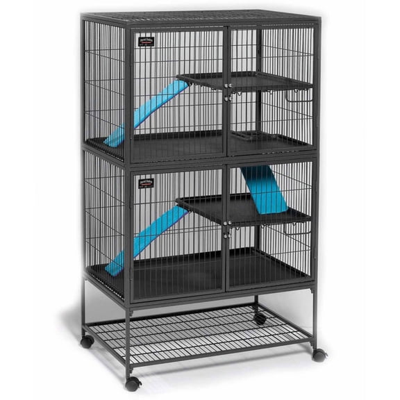 MidWest Homes for Pets Deluxe Ferret Nation Double Unit Small Animal Cage (Model 182)