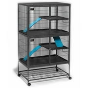 منازل الغرب الأوسط للحيوانات الأليفة Deluxe Ferret Nation Double Unit Small Animal Cage Model 182