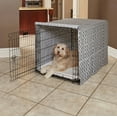 thumbnail image 1 of MidWest Homes for Pets Dog Crate Cover, Gray Geometric Pattern, 48", 1 of 8